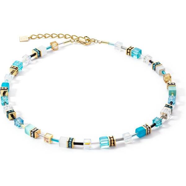 Coeur de Lion GeoCUBE Iconic Turquoise Collier 2838/10-0616