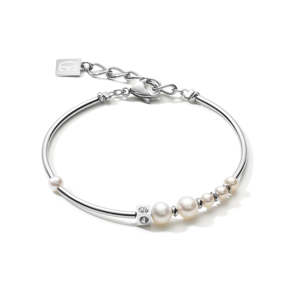 Coeur de Lion - Zilveren Armband 1102301417 Asymmetrie Zoetwaterparels