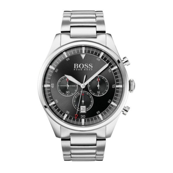 Hugo Boss - Pioneer HB1513712 Herenhorloge - Zilverkleurig
