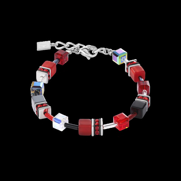 Coeur de Lion GeoCUBE armband red-haematie 4014/30 - 0312