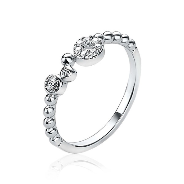 Zinzi - Zilveren Ring ZIR1882-54 Bolletjes