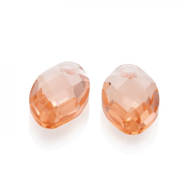 Sparkling Jewels - Creoolhangers EAGEM42-FCLF-S Champagne Quartz Leaf