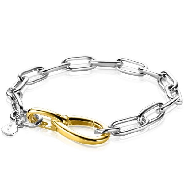 Zinzi - Schakel Armband ZIA2106 Goudkleurige Karabijn sluiting