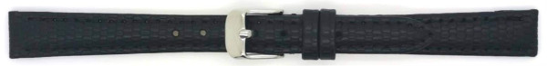 Horlogeband Kalfsleer met fijne Hagedis print 00095099 14 mm