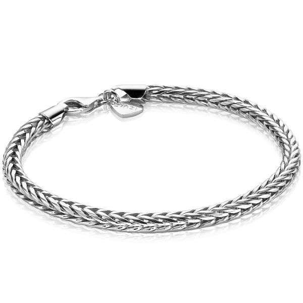 Zinzi - Zilveren Armband ZIA1925 Schakel Vossenstaart