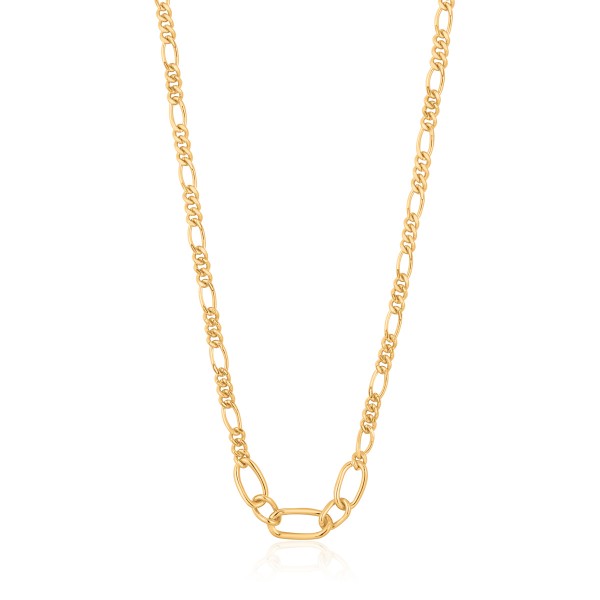 Ania Haie - Figaro Chain Ketting N021-03G Goudkleurig