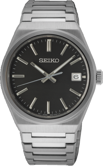 SEIKO Zilverkleurige Herenhorloge 39 mm SUR557P1