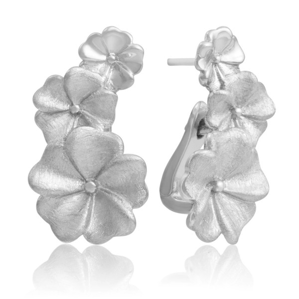 Sparkling Jewels - Blossom Mat Oorstekers Zilverkleurig - EAS17