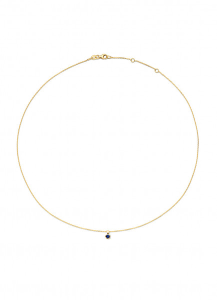 Jackie - Gouden Collier JKN20.009 Sapphire