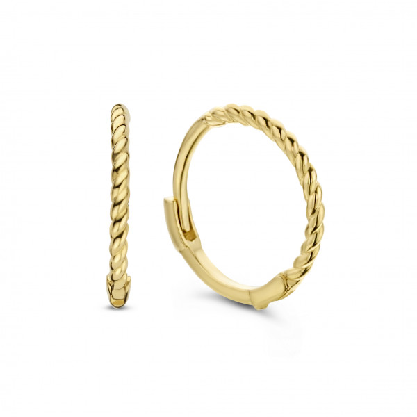 Jackie - Gouden Oorringen JKE20.040 Twist Hoop