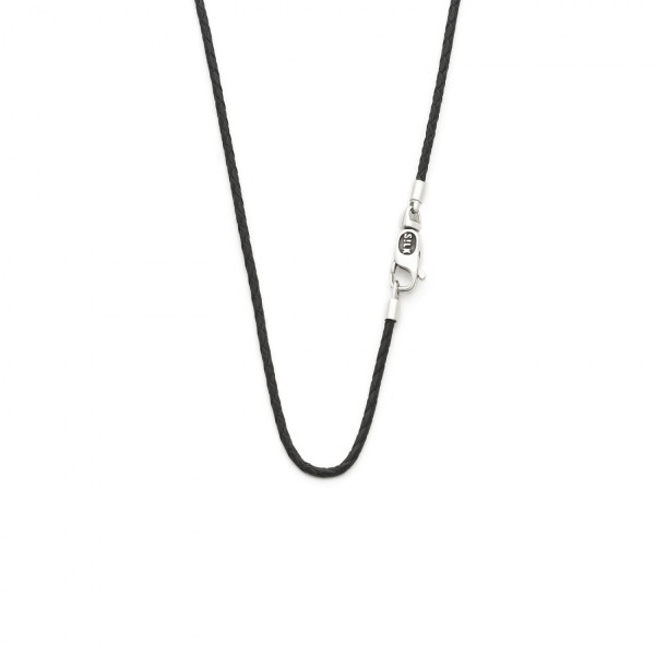 SILK Ketting Zwart uit Roots collectie 179BLK.60