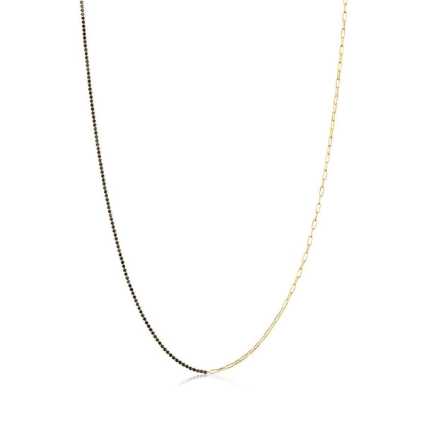 Sif Jakobs ELLERA ketting met zwarte Zirkonia N42034-XCZ-SG