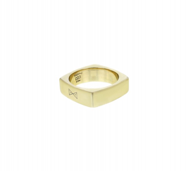 Aze Jewels - Ring Carre AZ-RG001-A-020 Goudkleurig Vierkant