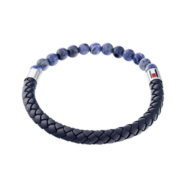 Tommy Hilfiger Blauw Leren Armband TJ2790475