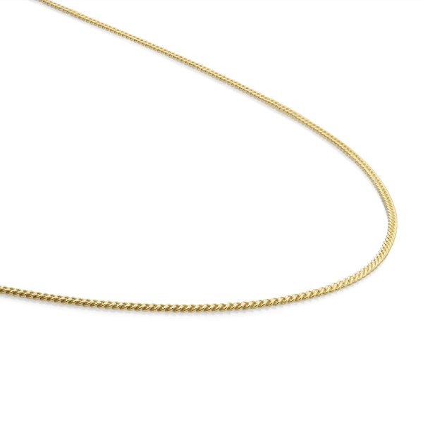 Sparkling Jewels Curb ketting 42 cm Goudkleurig SN-CBG-042