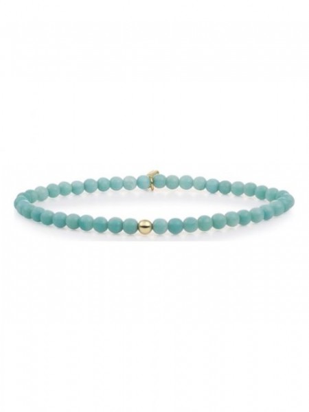 Sparkling Jewels - Amazonite Saturn Small Armband - SBG-GEM12-ADD-4MM