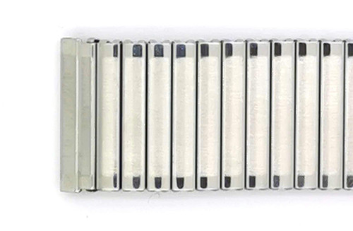 Horlogeband Metalen Zilverkleurig en Rekbaar 00360200 18mm staal