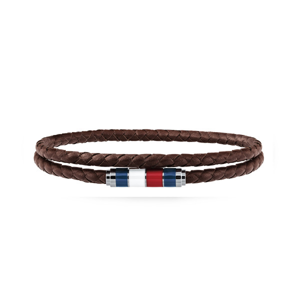 Tommy Hilfiger - Herenarmband TJ2790055 Gevlochten Leren Multi-look