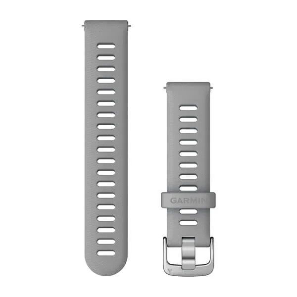 Garmin - Polsband met snelsluiting Powder Grey met zilverkleurige gesp 010-11251-3G