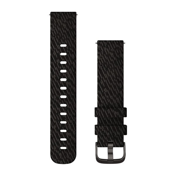Garmin bandje met snelwisselsluiting 010-12924-13 Zwart Nylon Pepper