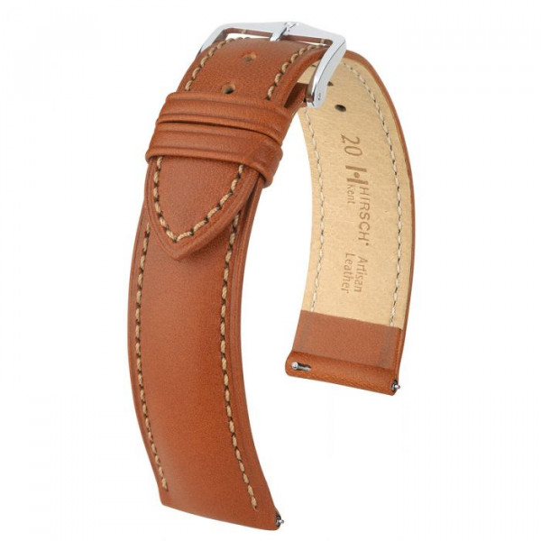 Hirsch Kent Horlogeband Goudbruin 20mm