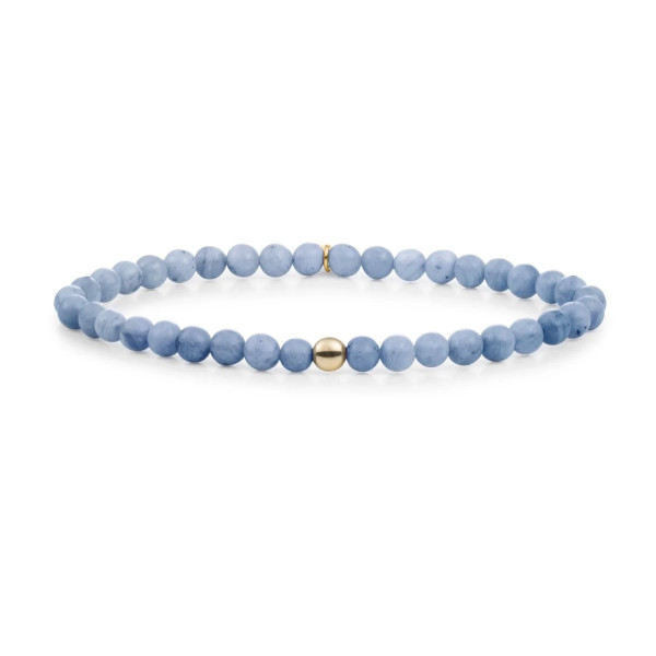 Sparkling Jewels Blue Aventurine Saturn armband SBG-GEM37-ADD-4MM