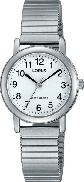 LORUS Dameshorloge Zilverkleurig-Wit 26 mm RRX07HX9