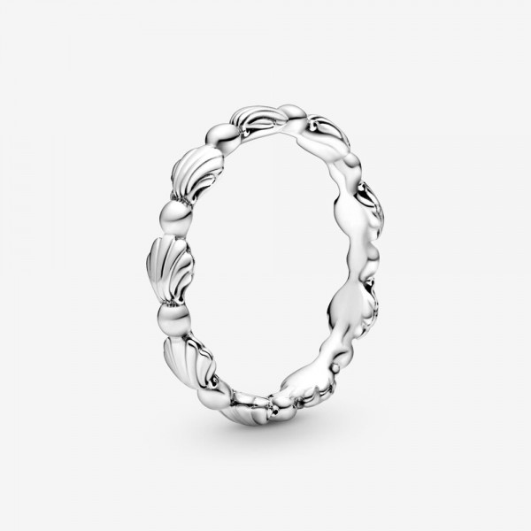 Pandora - Zilveren Ring 198943C00-54 Kraaltjes en Schelpjes