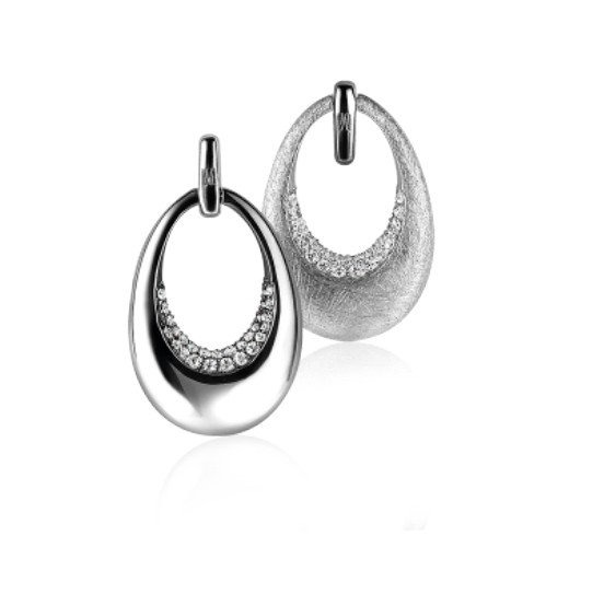 Mart Visser - Zilveren Oorsieraden MVO10 Ovaal