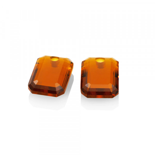 Sparkling Jewels - Baguette Oorbel Edelstenen EAGEM38-EC Citrine Quartz