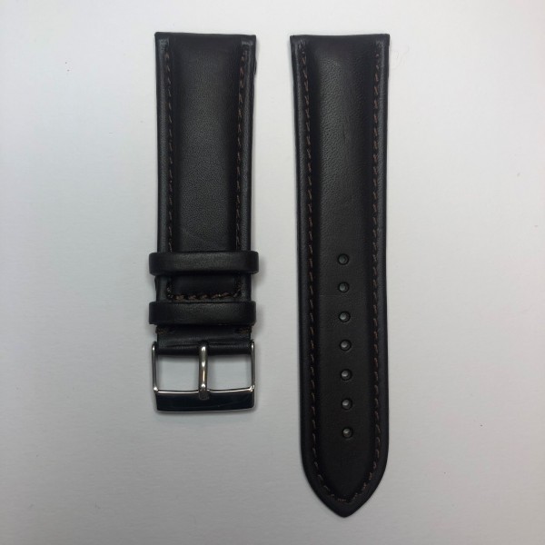 Remerko Horlogeband - Donker Bruin - 24mm
