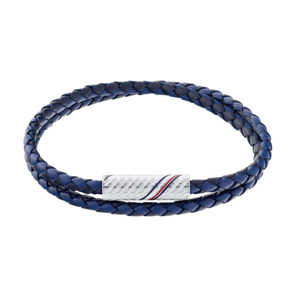 Tommy Hilfiger Blauw Leren Herenarmband TJ2790470