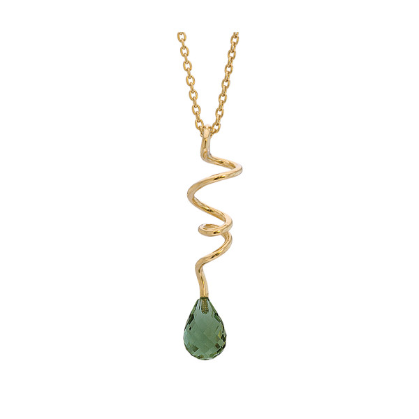 Rabinovich Ketting Hope met Groen Kwarts 76502324