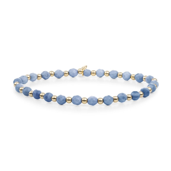 Sparkling Jewels Blue Aventurine Interstellar armband 1SBG-GEM37-3MM-MIX