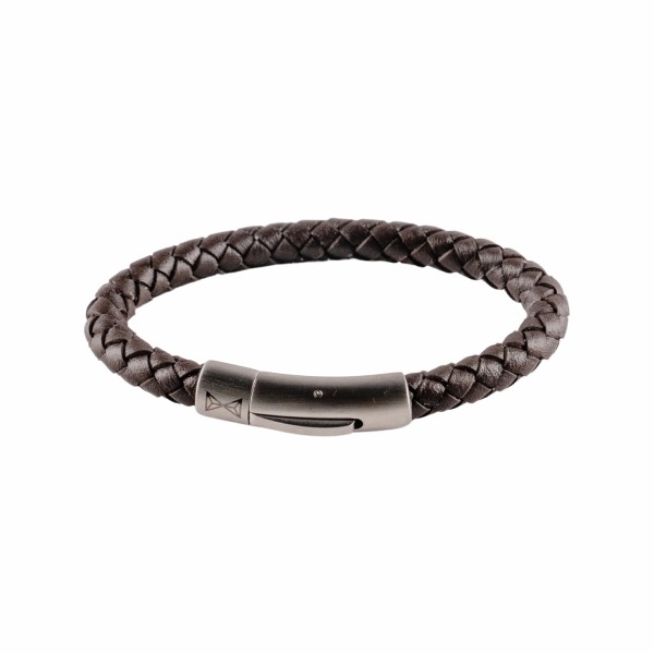 Aze Jewels - Jongens Armband AJ-BL401-B-165 Bruin