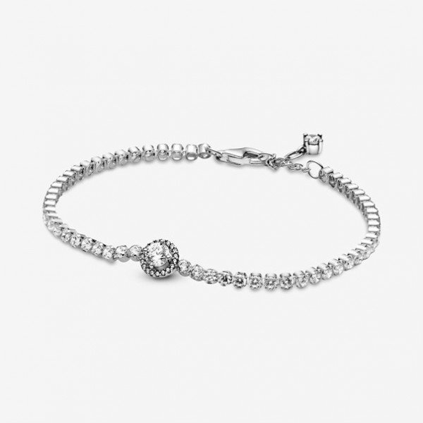 Pandora - Zilveren Armband 599416C01-20 Sparkling Halo Tennis