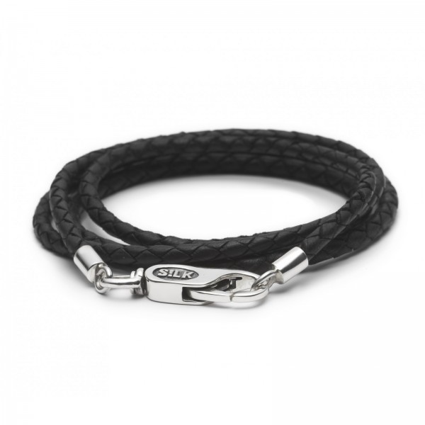 SILK - Leren Ketting 820BLK Roots