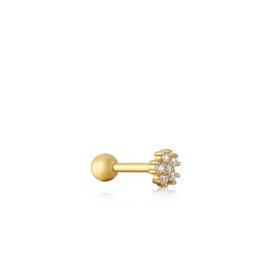 Ania Haie Sparkle Flower Barbell Single oorsteker E035-10G p. stuk
