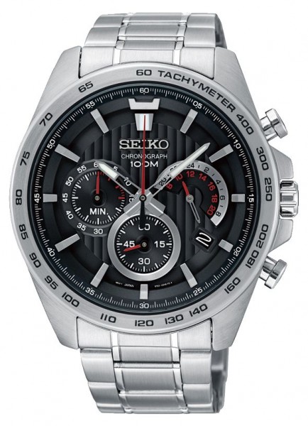Seiko - SSB299P1 Herenhorloge - Zilverkleurig