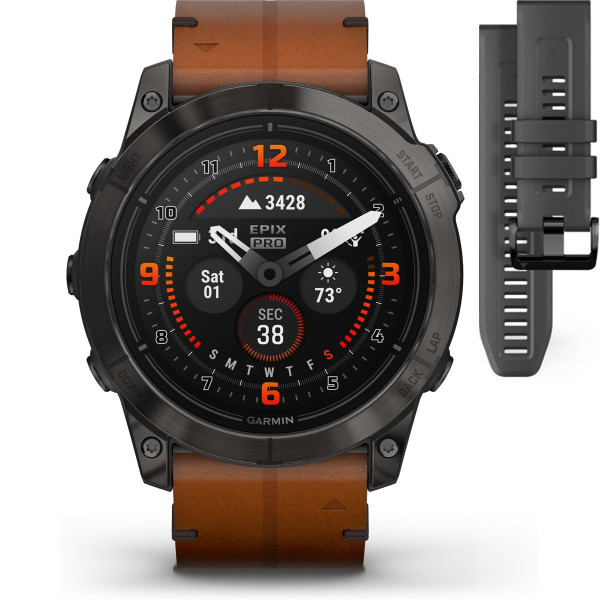 GARMIN Epix Pro Gen 2 Sapphire Edition Smartwatch met extra band 010-02804-30