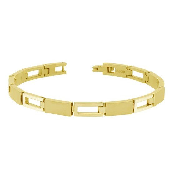 Boccia - Titanium Armband 03034-03 Goudkleurig
