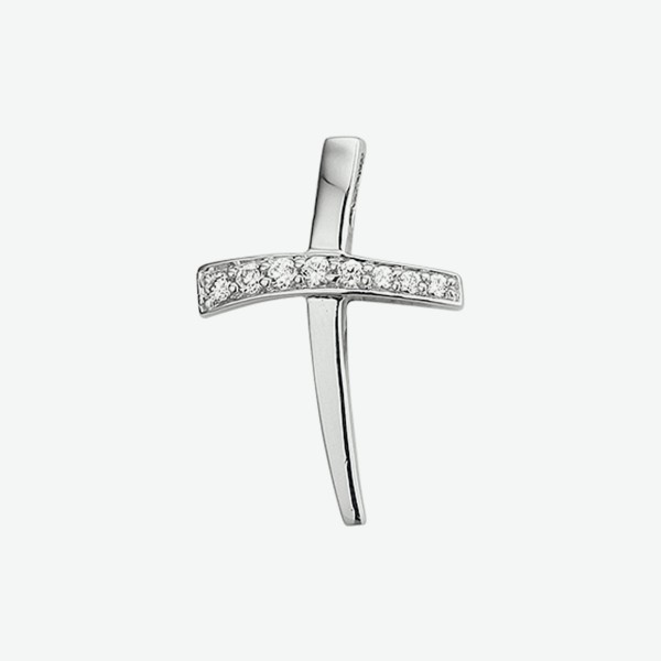 Zilveren Hanger - Kruis - 1306567