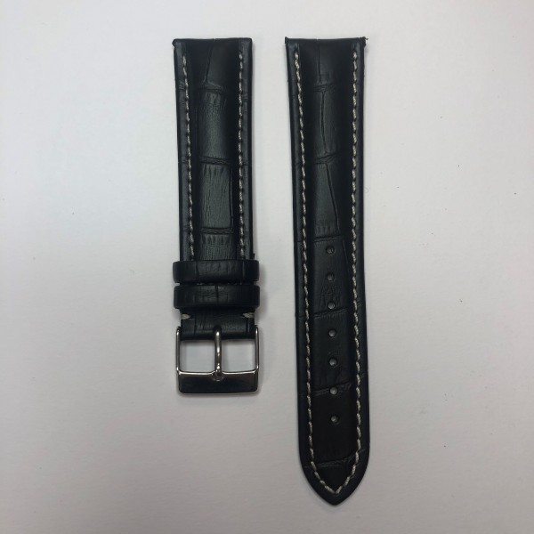 Remerko Horlogeband - Zwart - 20mm