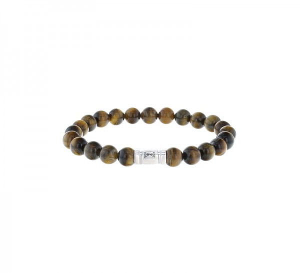 Aze Jewels - Armband AZ-BS009-A-175 Tiger Eye Beads - Bruin