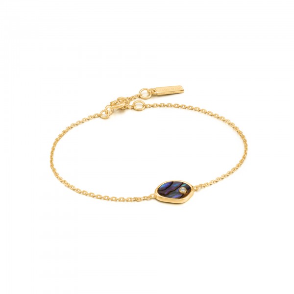 Ania Haie - Armband B027-01G Tidal Abalone - Goudkleurig