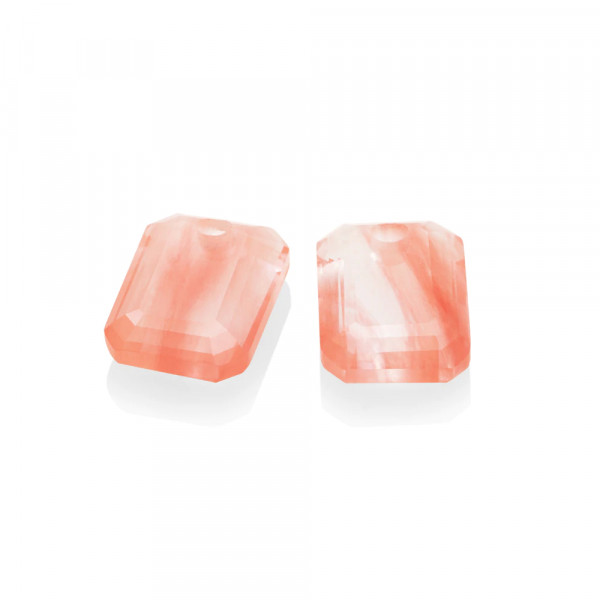 Sparkling Jewels - Baguette Oorbel Edelstenen EAGEM25-EC Cherry
