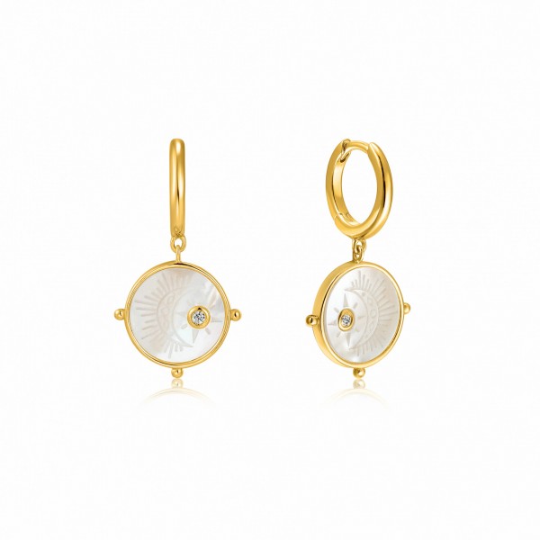 Ania Haie - Moon Emblem E030-03G Creool Oorbel