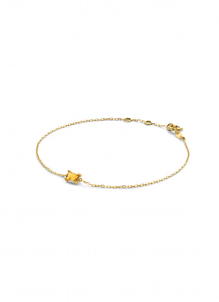 Jackie - Gouden Armband JKB21.157 Citrine
