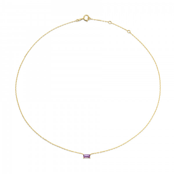 Jackie - Gouden Collier JKN21.156 Amethyst