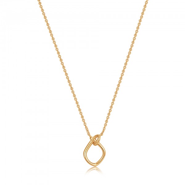 Ania Haie - Knot Pendant N029-02G Goudkleurige Collier